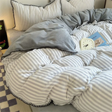 elvesmall Winter Ins Style Milk Velvet Four-Piece Bedding Set Thickened Flannel Quilt Cover Bed Sheet Three-Piece Set Coral Velvet