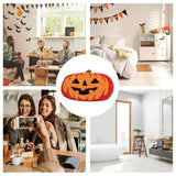 elvesmall Halloween Pumpkins Floor Door Mats Waterproof Kitchen Flannel Carpets Hallway Rugs Bedroom Bathroom Non-Slip Entrance Doormat