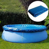 elvesmall Swimming Pool Cover Round Summer Waterproof Pool Tub Dustproof Covers Outdoor Garden PE Film Blanket Accessory Pool Cover