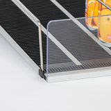 elvesmall Refrigerator Basket Drink Beer Cola Can Soda Storage Rack Beverage Cooler Gravity Feed Shelf Mini-Roller Plastic Roller Shelves