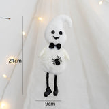 elvesmall 1pcs Halloween Hanging Ghost Decorations Pumpkin Ghost Straw Windsock Pendant for Outdoor Indoor Bar Party Background Decoration