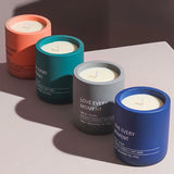 elvesmall Cement Cup Candle Large Scented Candle Matte Glass Nordic Home Decoration Luxury Wedding Living Room Industrial