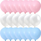 elvesmall 10Inch Macaron Baby Pink Blue Pastel Balloons Boy Or Girl Gender Reveal Baby Shower Decoration Gold Metallic Balon Birthday Part