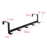 elvesmall Over The Door 5 Hooks Home Bathroom Organizer Rack Clothes Coat Hat Towel Hanger Housekeeping Organizers Storage Hooks Holder