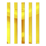 elvesmall 3D Mirror Strips Wall Sticker Acrylic Decorative Line Gold Silver for Background Wall Ceiling Edge Strip Living Room Home Decor