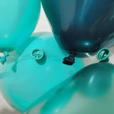 elvesmall  Tiffany Dark Teal Balloon Garland Arch Kit Baby Shower Boys 1st Birthday Wedding Balloon Wall Party Backdrop Decoration