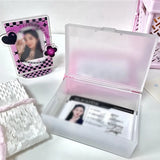 elvesmall Mini Plastic Box Rectangular Box Translucent Box Packing Box Storage Box Dustproof Durable Strong Jewelry Storage Case Container