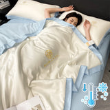elvesmall  Summer Quilt Simple Luxury Modal comforter Thin Bed Cover Bedding double-sided Quilt single bed  high quality