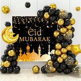 elvesmall Eid Mubarak Balloon Background Ramadan Kareem Decoration Ballons Ramadan Mubarak Muslim Islamic Festival Party Supplies