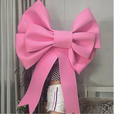 elvesmall  Big Bow Christmas Tree Decorations Shop Display Wedding Arch Decor Birthday Party Festival Occasion Car Decoration Giant Bow