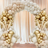 elvesmall Orange Brown Balloons Garland Arch Kit Birthday Party Decor Kids Girl Wedding Birthday Party Supplies Baby Shower Decor Ballon