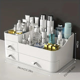 elvesmall Desktop Finishing Storage Box Cosmetic Storage Box Office Supplies Tool Storage Drawer Bathroom Storage Rack Desktop Finishing
