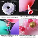 elvesmall 130Pcs Purple Balloon Garland Kit Dark Purple Metallic Gold Arch Lavender Light Decoration For Baby Girl Princess Party Birthday
