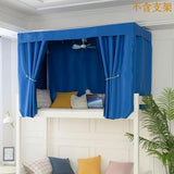 elvesmall Student Dormitory Or Home Block Under The Female Full Shade Cloth INS Bed Curtains  Mosquito Net