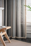 elvesmall Boho Curtains for Bedroom Living Room,Semi-Blackout French Country Linen Embroidery Vintage Chic Tassels Hollow Bohemian Curtain