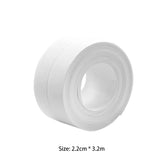 elvesmall 3.2m For Bathroom Kitchen Accessories Anti-mold Sealing Strip Tape Caulk Strip Self Adhesive Wall Sticker Sink Edge Tape