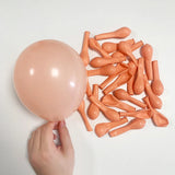 elvesmall 10/20/30pcs Navy Blue Balloons Skin Brown White Sand Latex Balloon Baby Shower Decor Birthday Party Wedding Decoration Supplies
