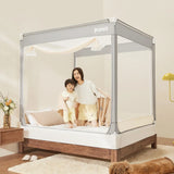 elvesmall   Simple Splicing Square Bracket Modern Mosquito Net bedding high quality canopy Mosquito proof tent
