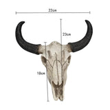 elvesmall  Three-Dimensional Wall Hanging Horns, Skull, Creative Home Wall Decoration, Retro Animal Bones