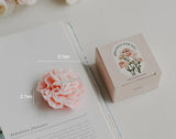 elvesmall Handmade Carnation Candle Scented Candle Aromatherapy Soy Wax Candle Wedding Birthday Candles Party Home Decoration Photo Props