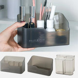 elvesmall Multi-functional Make Up Cosmetics Organizer Storage Box Skin Care Products Remote Control Cosmetics Jewelry Storage Box