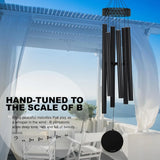 elvesmall Deep Tone Wind Chimes Room Decoration Home Décor Sympathy Gift Macrame Garden Patio Yard Windchimes Outdoors Decorations Outdoor