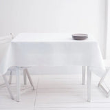 elvesmall 100% Stone-washed Linen Solid Color Table Cover,Natural Fabric Tablecloth,for Kitchen Dining Room Party Holiday Tabletop Decor