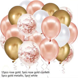 elvesmall 30pcs Globos Confetti Latex Balloons Wedding Decoration Baby Shower Birthday Party Decor Clear Air Balloons Valentine'S Day