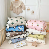 elvesmall  High End Cherry Summer Cooling Blanket 100% Cotton Skin Friendly Breathable Summer Quilt Washable Queen Quilt for Child Adults