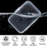 elvesmall 12 Pack Plastic Clear Storage Box Organizer Small Storage Case Containers Toy Ring Jewelry Organizer Makeup Case Craft Container