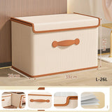 elvesmall Clothes Toy Storage Box Folding Dustproof Organizer Bedroom Shelf Safe Odorless Organizers of Cabinets Drawers for Bedding Quilt