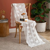 elvesmall Floral Table Path Vintage Lace Tablecover Lace Tablecloth Hotel Home Birthday Wedding Party Banquet Decor Supply Table Runner
