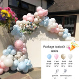 elvesmall 105Pcs Gender Reveal Balloons Arch Kit Baby Shower Decor Pink Blue Balloons Garland Decor Boy Girl 1st Birthday Party Decoration
