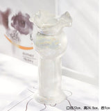 elvesmall  Ins Light Luxury Pearl White Nordic Simple Ceramic Dried Flower Vase Home Living Room Art Decoration Flower Arrangement