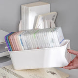 elvesmall Simple Desktop Mobile Phone Case Storage Box Multifunctional Cosmetics Organizer Box Large Capacity Sundries Storage Basket