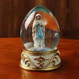 elvesmall Lutheran Crystal Ball Ornaments Religious Desk Room Decoration Gifts Resin Crafts Home Decoration Accessories Feng Shui Lucky