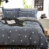 elvesmall  High Quality Cotton Bedding Set Duvet Cover with Pillowcases Breathable Sweat-wicking Plenty of Sizes Available