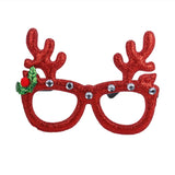 elvesmall Christmas Headbands cute Reindeer Antlers Xmas Tree Glasses Frame for Kids Adults Gift Noel Navidad new year Photo Booth props