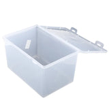 elvesmall  Mask Storage Box Plastic Transparent Storage Container Keep Tidy Organizer