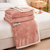 elvesmall  New Milk Velvet Autumn Winter Blanket for Bed Thick Flannel Weighted Blankets Soft Comfortable Warm Plush Blankets for Bed Sofa