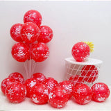 elvesmall 30pcs Chrome Gold Red Green Latex Balloons Christmas Decorations For Home 2025 New Year Xmas Eve Party Supplies Birthday Decor