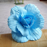 elvesmall 80CM Giant PE Foam Rose Simulation Flowers Branch Wedding Backdrop Decoration Peony Garden Wall Road Cited Stage Party Supply