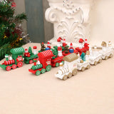 elvesmall  Plastic Train/Christmas Train Merry Christmas Decor For Home Cristmas Ornament Xmas Navidad Noel Gifts Happy New Year
