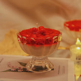 elvesmall Icecream Candles Fake Dessert Food Scented Candles In Jars Wedding Gift for Guest Raspberry Jam Candle Home Decoration