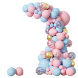 elvesmall Pink Blue Balloon Garland Arch Kit Birthday Party Decoration Kids Baby Shower Boy Or Girl Latex Ballon Wedding Birthday Suppiles