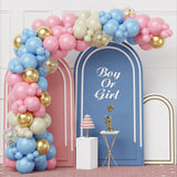 elvesmall Baby Shower Decoration Macaron Pink Blue Balloon Garland Arch Kit Wedding Birthday Boy Or Girl Gender Reveal Party Balloon Decor