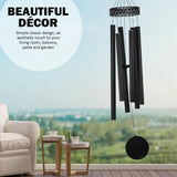 elvesmall Deep Tone Wind Chimes Room Decoration Home Décor Sympathy Gift Macrame Garden Patio Yard Windchimes Outdoors Decorations Outdoor