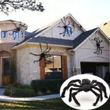 elvesmall  30cm/50cm/75cm/90cm/125cm/150cm/200cm Black Plush Spider Horror Halloween Decor Haunted House Prop Indoor Outdoor Giant Decor
