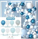 elvesmall Balloon Garland Arch Kit Wedding Birthday Party Decoration Kids Adult Globos Wedding Party Supplies Latex Ballon Baby Shower Boy