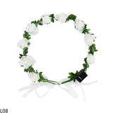 elvesmall 1pc Glowing Garland Hairband LED Light Up Crown Wreath Women Girl Adjustable Birthday Wedding Festival Party Luminous Decoration